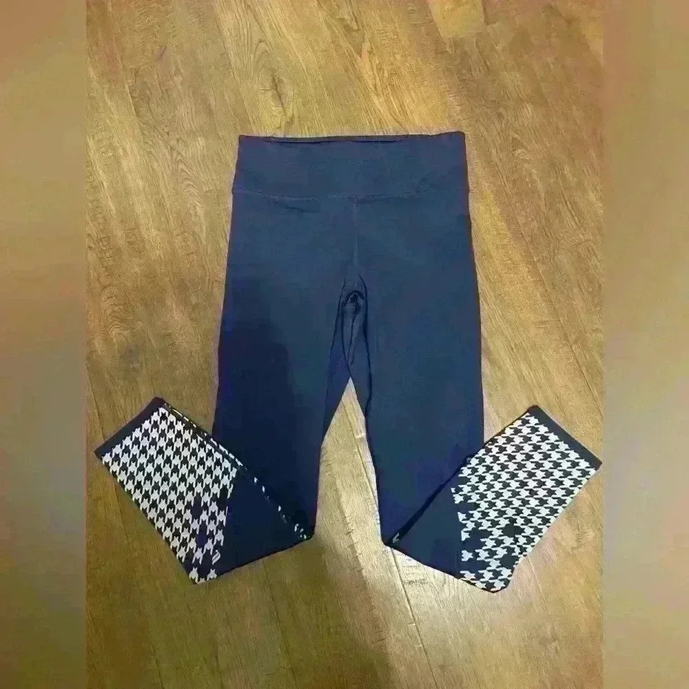 Fabletic Ultracool Reflective Houndstooth leggings. Women’s Small EUC